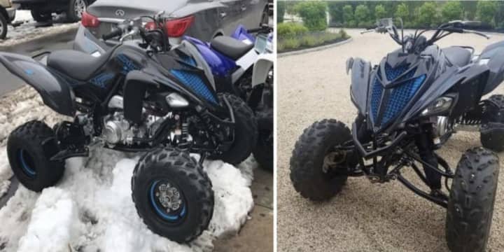Clarkstown Police are asking for help locating a stolen ATV.