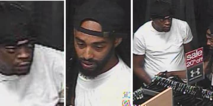 Police are on the lookout for two men suspected of stealing clothing valued at $560 from Bob’s Stores (15 College Plaza) on Friday, July 26 around 12:20 p.m.