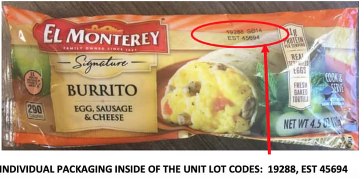 Ruiz Food Products is recalling approximately 55,013 pounds of frozen, not ready-to-eat breakfast burrito products containing eggs, sausage, and cheese that may be contaminated with plastic pieces.