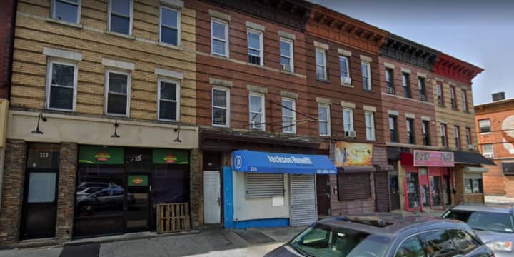 A Jersey City man is accused of threatening a man dressed in tradition Hasidic, Jewish clothing outside of the kosher market where three innocent people were shot dead in a hate crime last December.