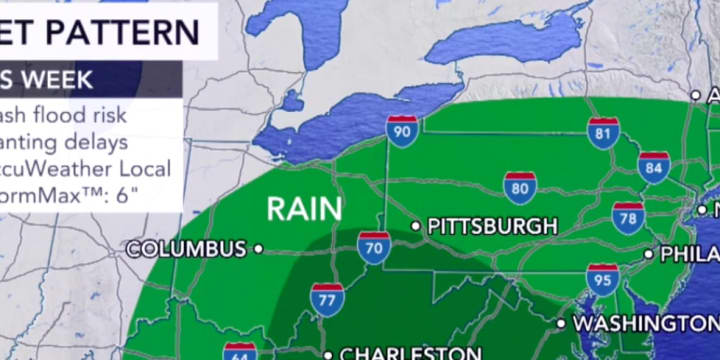 A look at the wet weather pattern.