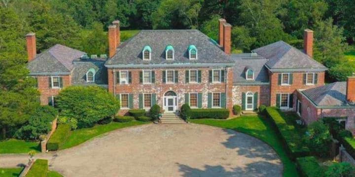 The 26-room,13,347 square foot mansion sits on over 108 acres, has seven bedrooms, nine full bathrooms, three half bathrooms and &quot;ample staff quarters.&quot;
