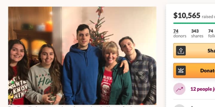 More than $10,500 had been raised as of Tuesday morning on a GoFundMe for Elaine DiBella Frey, Thomas DiBella, Juli DiBella and Mike Frey, who remain displaced and are in dire need of essential items.