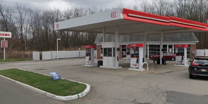 Lukoil gas station on Route 10 in Whippany