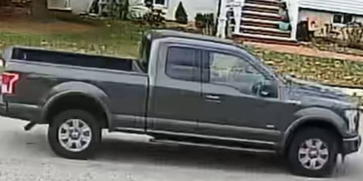 The pickup truck that was involved in the Massapequa hit-and-run.