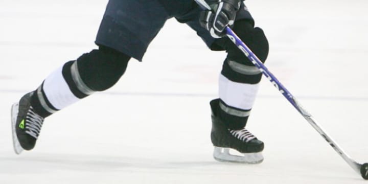Hockey skates file photo