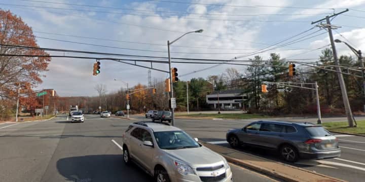 Intersection of Route 10 and Canfield Avenue in Randolph