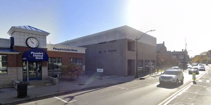People&#x27;s United Bank in downtown Northampton