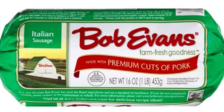 Bob Evans Farms Foods, Inc. is recalling approximately 7,560 pounds of the Italian pork sausage products that were shipped to retail locations nationwide.