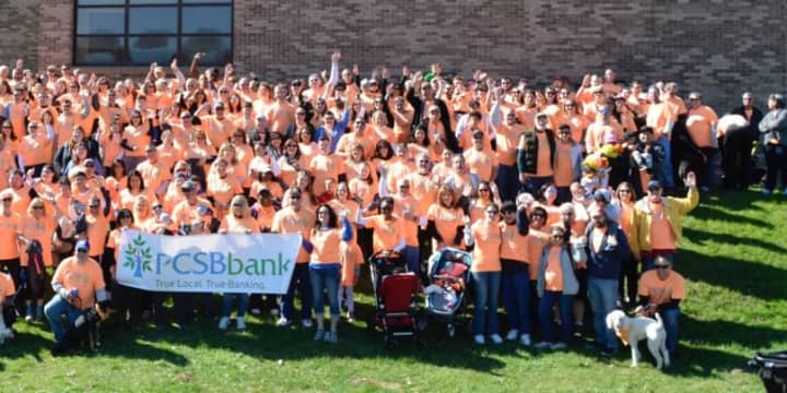 PCSB Bank employees, along with families and friends, were out in full force for the 2017 Heart Walk on April 23rd, raising a record $53,577 for the American Heart Association (AHA).