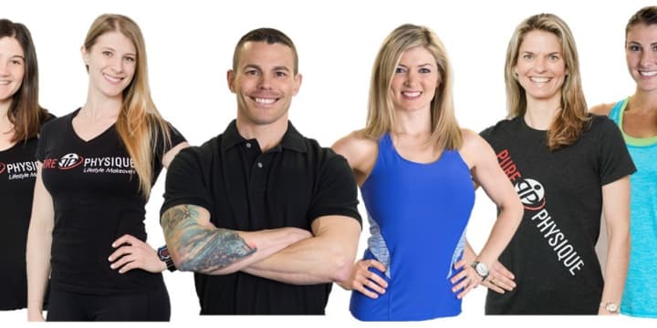 The staff at Pure Physique, which was voted Westchester’s “Best Workout.”