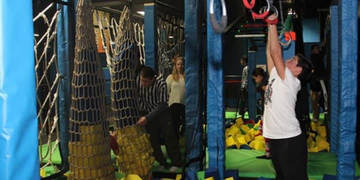 Bounce! Trampoline Sports in Valley Cottage has enlarged its facility and partnered with Hudson Pizza.