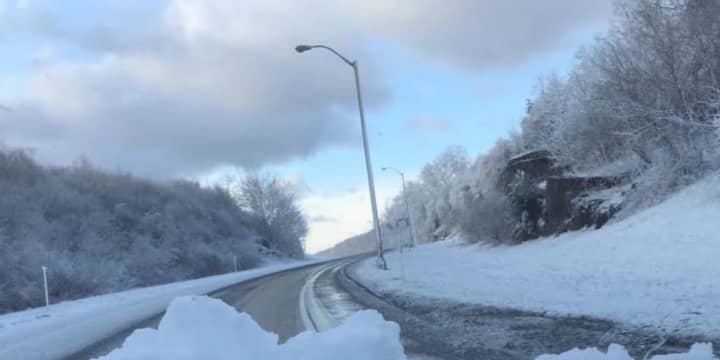 Some parts of the state only got a trace, but snow piled up inland in an overnight storm.