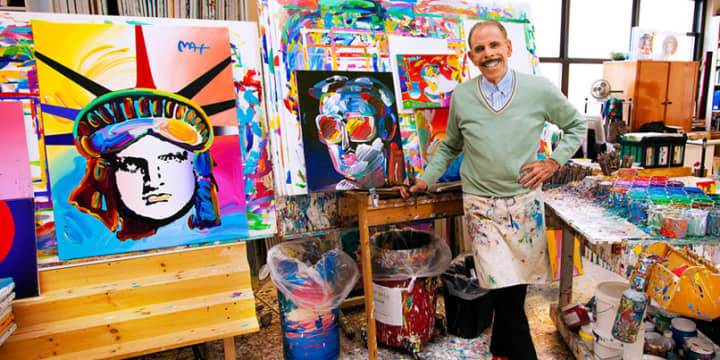 Peter Max will be at the Geary Gallery Saturday and Sunday.