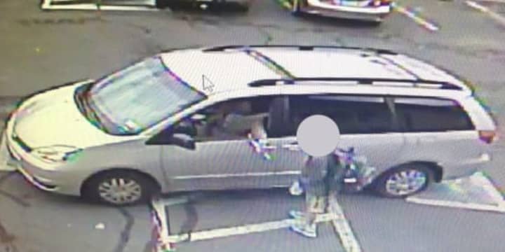 This is a photo from a surveillance video of the suspicious car in the Fairfield incident. 