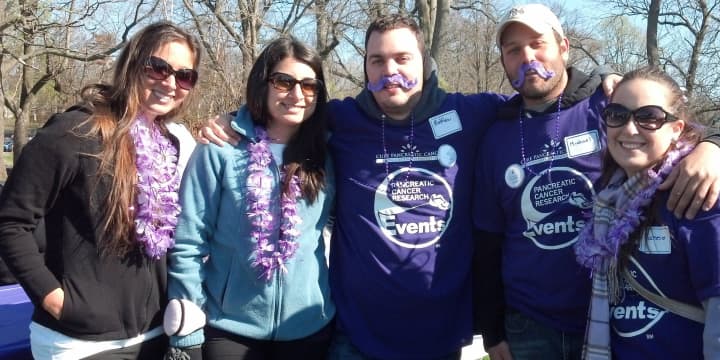 Rachel Katz [far right] of Yorktown Heights will join The Lustgarten Foundation&#x27;s Westchester Pancreatic Cancer Research Walk Sunday, April 19, at Rye Playland Park. 