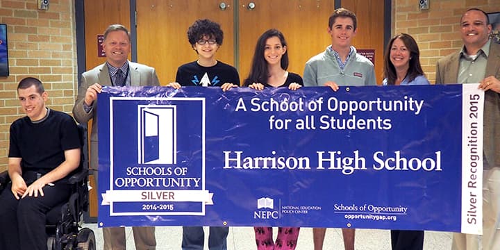 Harrison High School recently was named a School of Opportunity.