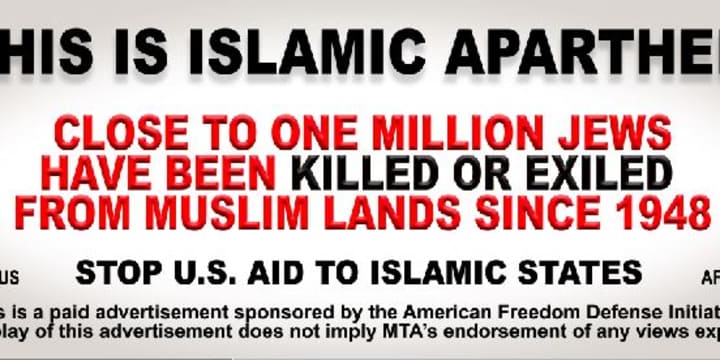 More Anti-Islam ads may go up at Metro-North stations.