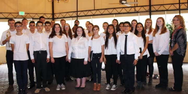 The Sleepy Hollow High School Chorus performed at a Nov. 6 breakfast for veterans in Tarrytown.