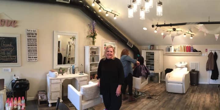 Sharyn Scully, owner of A Touch of Color Make-up Studio in Shelton.