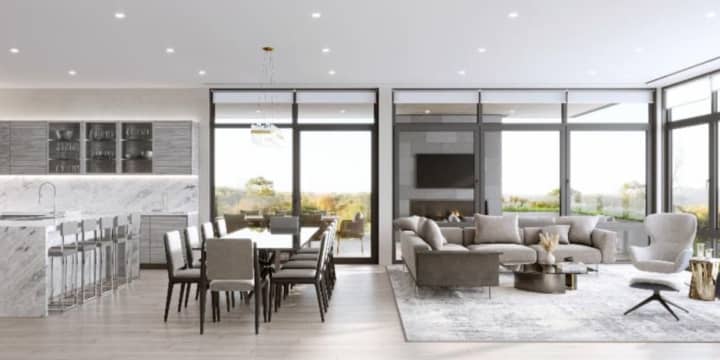 A rendering of the interior of one of the planned condominiums.&nbsp;