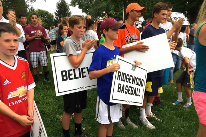 Young Ridgewood Baseball Champs Celebrate Season