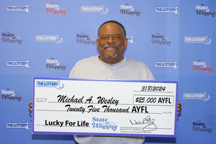Lottery Payday: Mass Man Wins $25K A Year For Life; Ticket Bought In Natick To Expire Soon