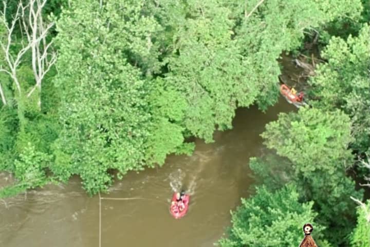 Trapped Rafters Rescued In Fast-Moving Dutchess County River