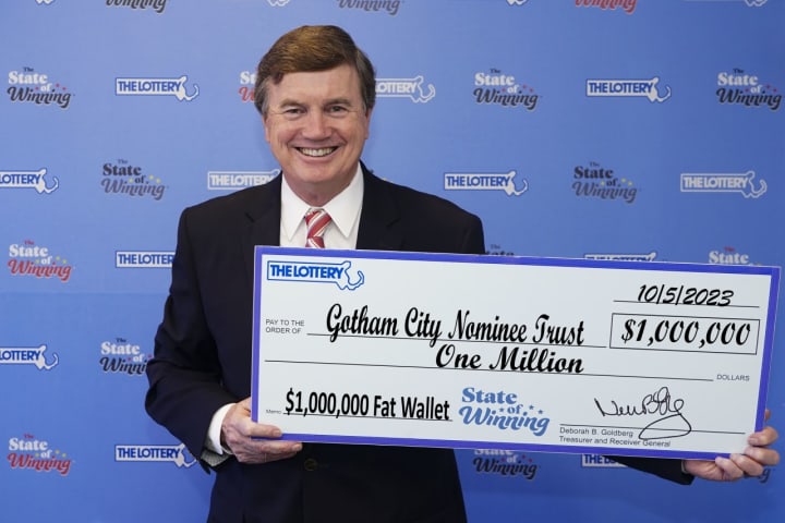 $1M Lottery Win: 'Batman' Sends Rep To Pick Up Massive Payday