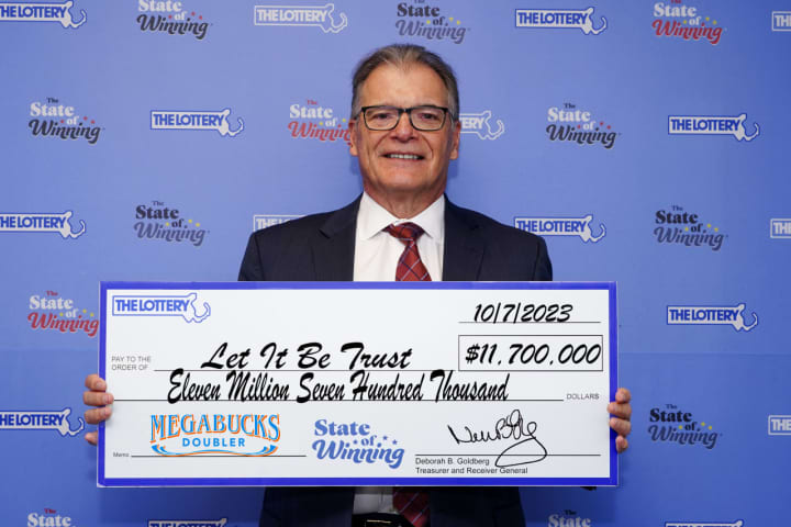 $11.7M Lottery Jackpot: Foxborough Winner Making Vacation Plans With Grandchildren