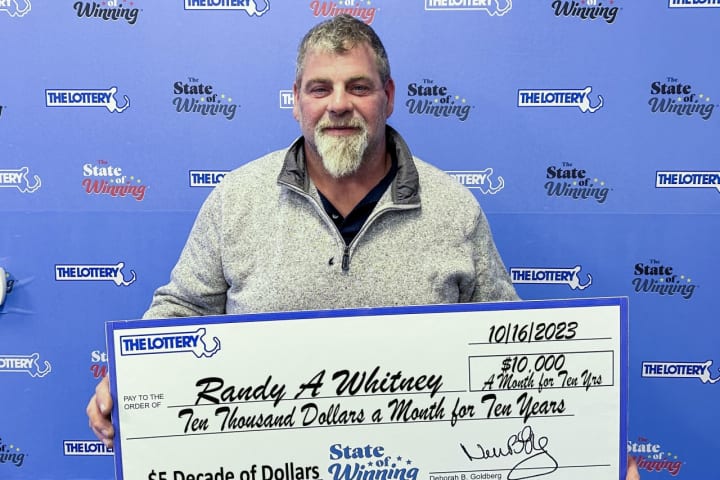 Lottery Jackpot: Spencer Man Wins $10K A Month For 10 Years