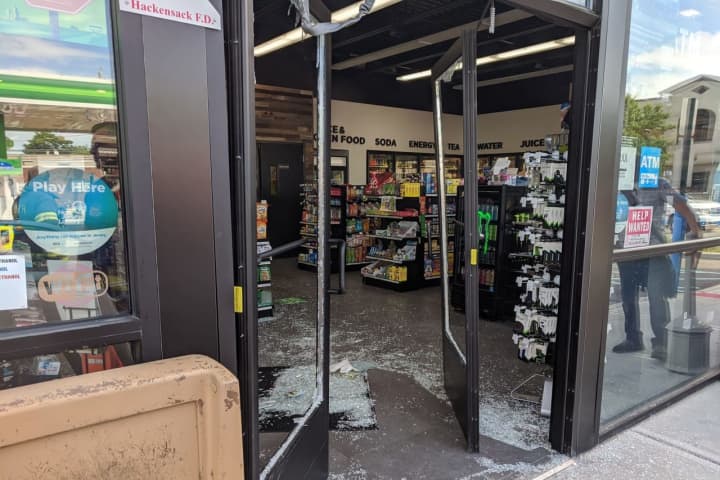Gas Instead Of Brake: Driver, 19, Plows Chevy Into Hackensack Gas Station Store