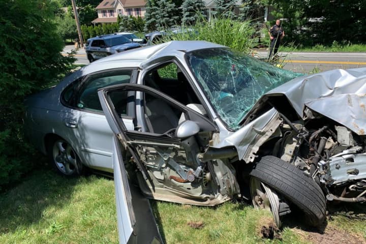 Hit-Run Driver Caught After Crashing Into Car, Pole In Ramapo, Police Say
