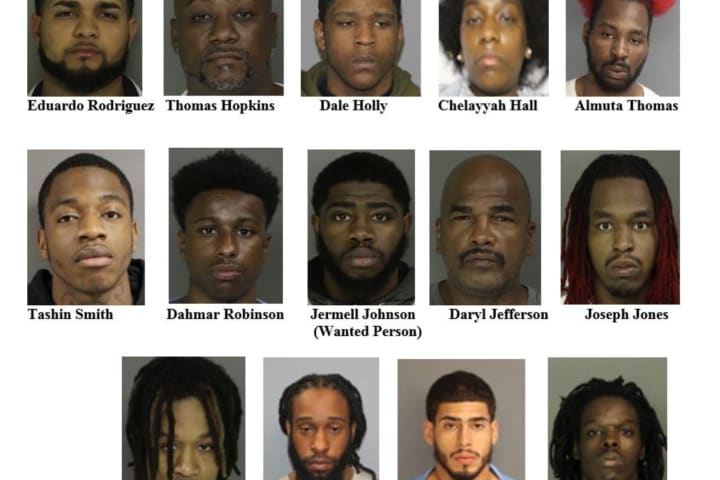 Newark Police Arrest 14 Violent Crimes Suspects