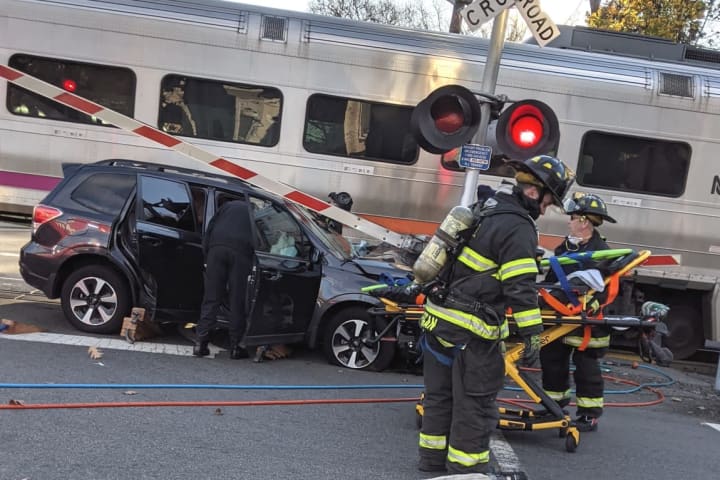 Firefighters Free Driver From Second Vehicle Hit By Train In Hackensack This Month