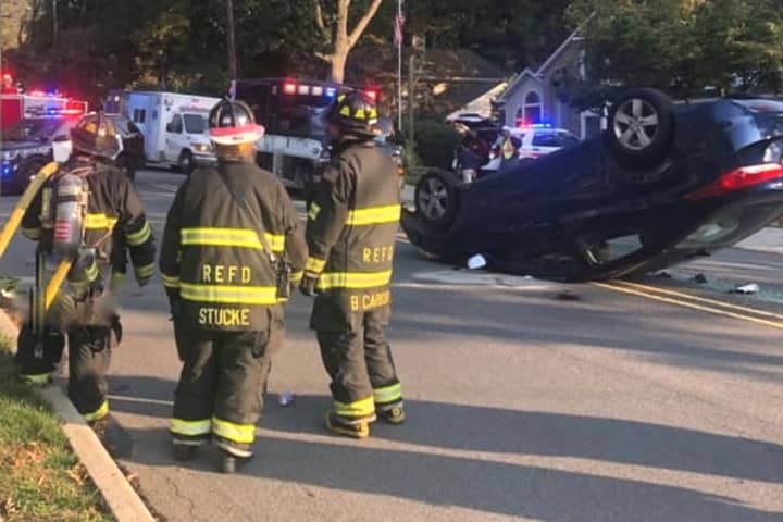 Two Injured In River Edge Rollover