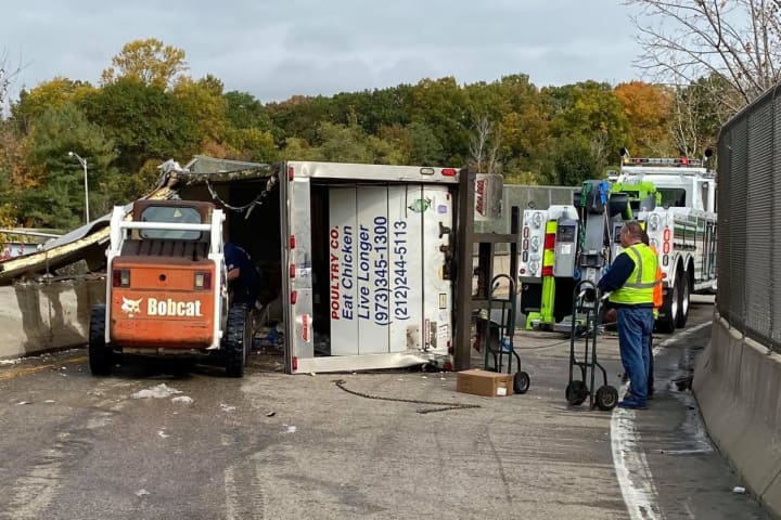 Thousands Of Chicken Wings Tossed In Route 287 Mishap