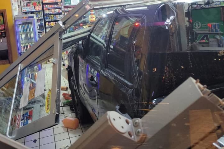 Pickup Truck Plows Into Hillsdale Convenience Store