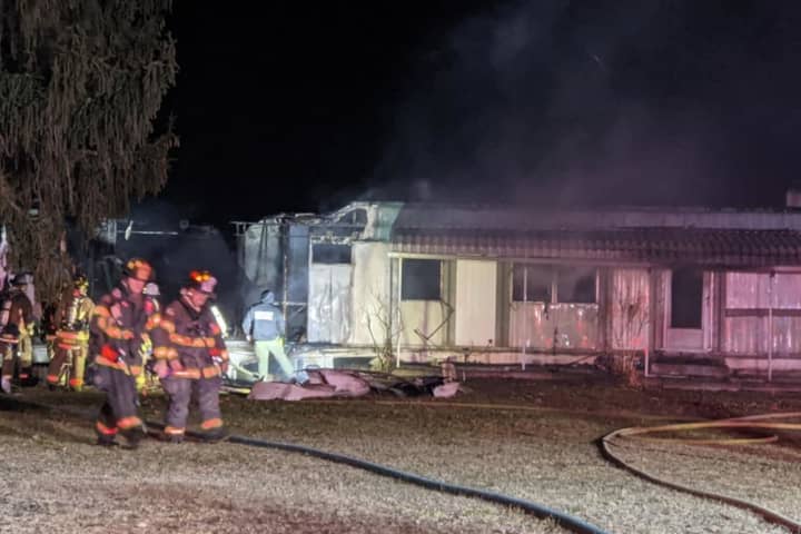 Firefighters Burned In Atco Mobile Home Blaze
