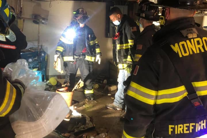 Man Drives Through Garage Wall, Into Basement, Hits Furnance, Monroe Fire Department Says