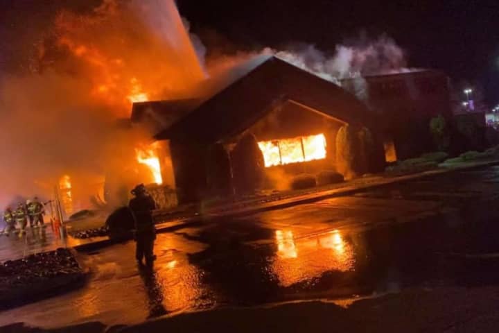 Firefighters Injured Battling LongHorn Steakhouse Blaze In Morris County