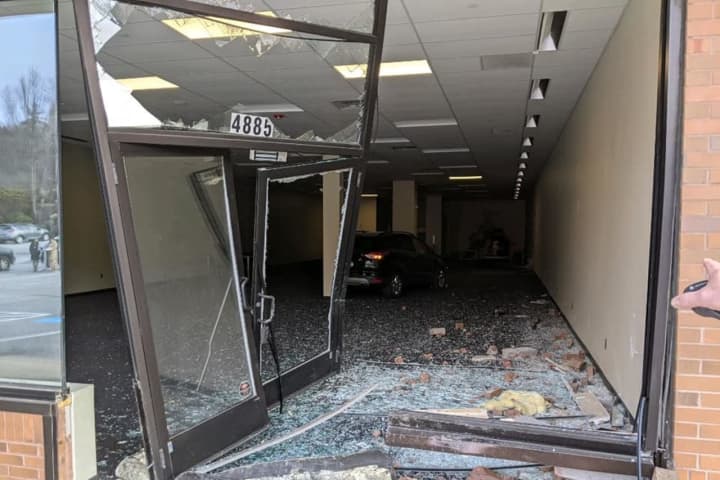 DelCo Driver Crashes Into Vacant Building In Newtown Square