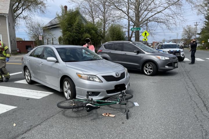 Bicyclist Injured After Being Hit By Car In Hampshire County