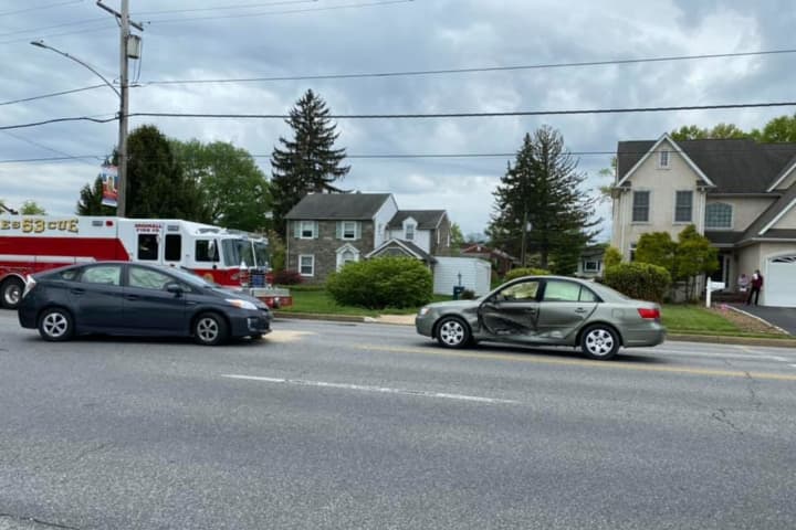 3 People Hospitalized In Two-Car Crash In Marple Township