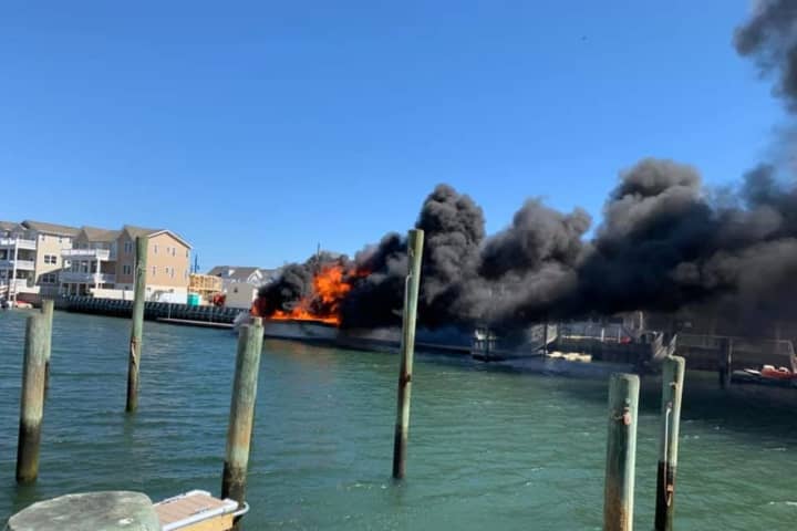 1 Airlifted In Wildwood Boat Fire