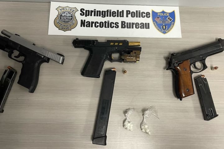 Springfield Trio Nabbed With Weapons, Including Ghost Gun, Police Say