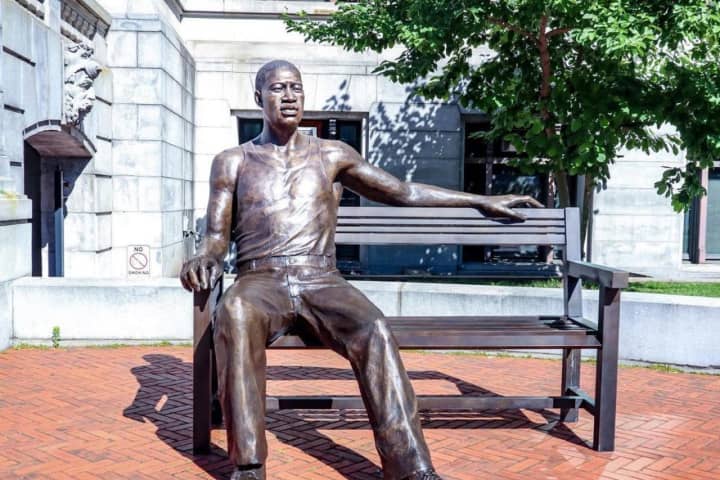 Newark's Brand New 700-Pound George Floyd Statue Defaced