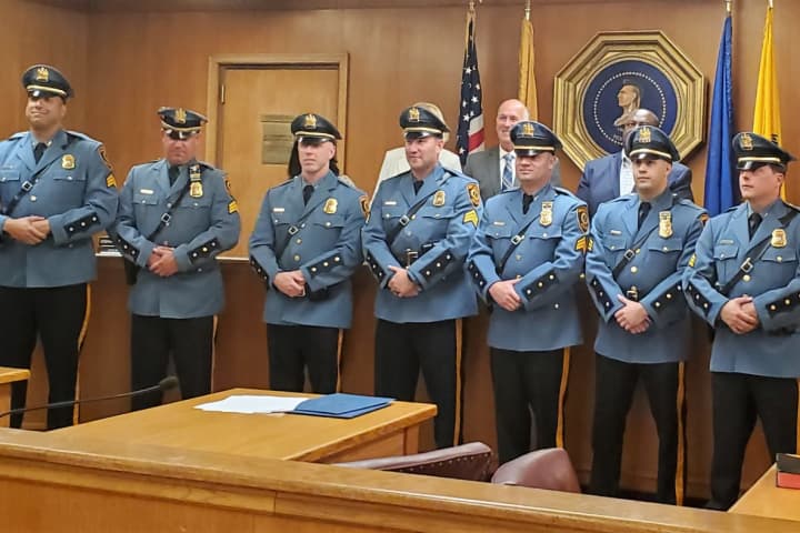 Seven Hackensack Police Officers Promoted To Sergeant