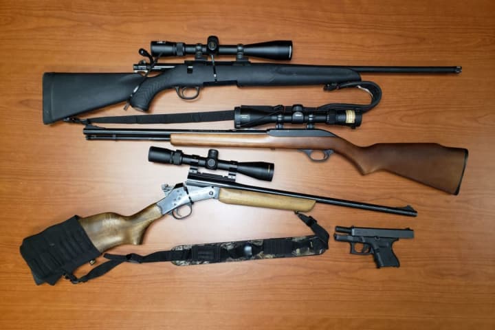 Driver Busted By NYSP With Rifles, Guns During Traffic Stop In Area