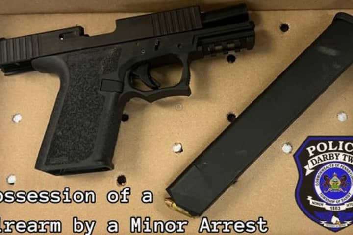Trio Of Darby Teens Violating Curfew Had Loaded Ghost Gun, Marijuana, Police Say